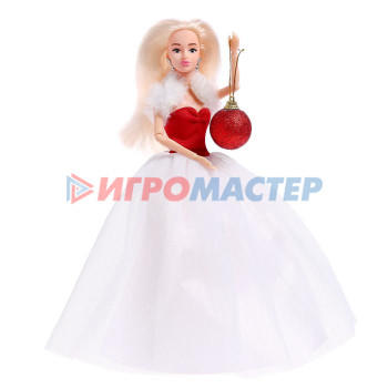 HAPPY VALLEY Кукла "Снежная принцесса" с аксессуаром, красно-белое платье
