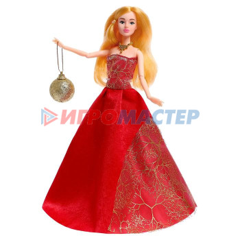HAPPY VALLEY Кукла "Снежная принцесса" с аксессуаром, красное платье