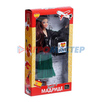 HAPPY VALLEY Кукла с чемоданом "Бэтти в Мадриде", серия Вокруг света SL-05308