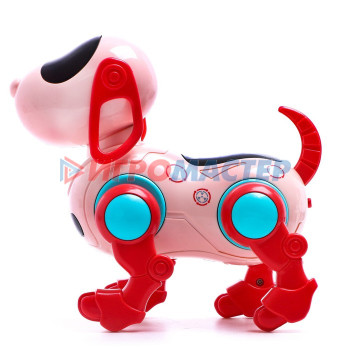 WOOW TOYS Собака "IQ DOG", ходит, поет, работает от батареек, цвет розовый