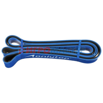 Эспандер ленточный, многофункциональный, 208 х 3,2 х 0,45 см, 15-40 кг, цвет синий/чёрный