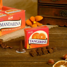 Благовония "HEM" 10 конусов Tangerine Cones