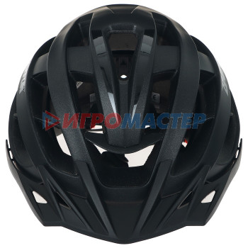 Шлем велосипедиста BATFOX, размер 58-60 см, H588, цвет чёрный