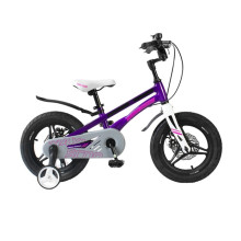 Велосипед 14" Maxiscoo Ultrasonic делюкс плюс, цвет фиолетовый
