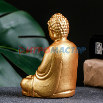Подставка для благовоний "Будда" золото, 12см