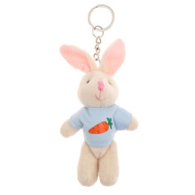 Мягкая игрушка «Кролик в кофте», на брелоке, цвета МИКС