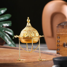 Подставка для благовоний "Глобус", золотистый, 8х6,7 см