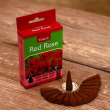 Благовония "Tulasi" 15 аромаконусов Red rose