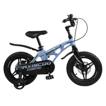 Велосипед 14" Maxiscoo Cosmic делюкс плюс, цвет голубой матовый