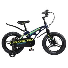 Велосипед 16" Maxiscoo Cosmic делюкс, цвет синий перламутр