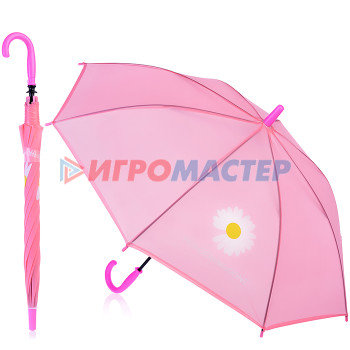 Зонты детские Зонт детский 00-0208 с ромашкой (45см.) розовый