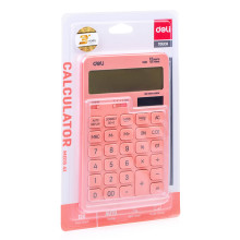 Калькулятор настольный Touch, красный 12-разр. двухстрочный 