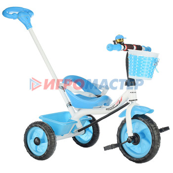 Велосипеды 3-х колесные Велосипед XEL-568T-2, 3-х колесный, бело-голубой