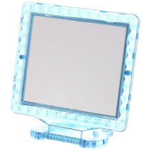 Зеркало настольное в пластиковой оправе "Классика - Ромбы" прямоугольник, подвесное 13,5*11см (Стикер на минивложение 25шт)