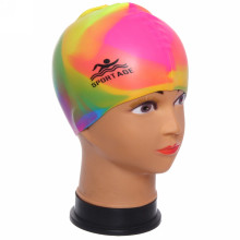 Шапочка для плавания силиконовая Sportage Multicolor (микс цветов)