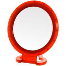Зеркало настольное в пластиковой оправе "Удобное" круг, подвесное d-16,5см (Стикер на минивложение15шт)