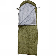 Спальник одеяло с капюшоном 200*70см 950гр зеленый +5С