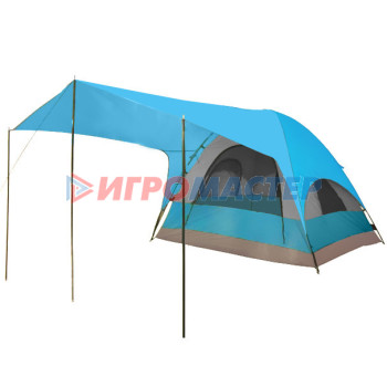 Палатка кемпинговая Ижора-3 двухслойная, (200+230)*230*180 см
