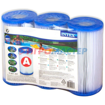 Очистка и фильтрация воды Картридж сменный 3 шт для насосов-фильтров А Intex (29003)