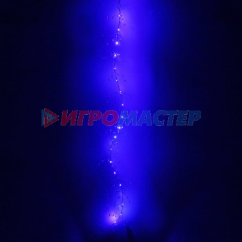 Гирлянда для дома на батарейках 1,5 м 18 ламп LED "Сверкающие хрусталики" (от 3хАА), Синий