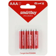 Батарейка алкалиновая SmartBuy LR03, тип ААА (блистер 4шт)