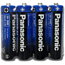 Батарейка солевая Panasonic Purpose R6, тип АА (спайка, 4 шт)(15/150)