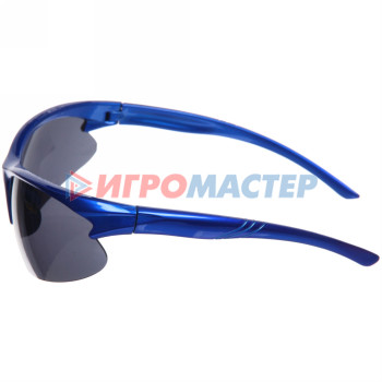 Очки солнцезащитные спортивные "SPORT Style", тонкие дужки, цвет синий