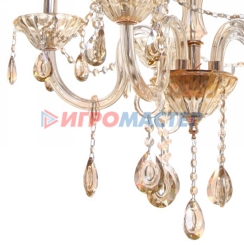 Люстра подвесная в стиле барокко "Armonia" 5*40Вт 25-S9006 со стеклянными основаниями