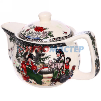 Чайник заварочный керамический 350мл с ситом "Гейши"