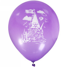 Воздушные шары 25 шт, 10"/25см "Пиратский корабль", (микс)