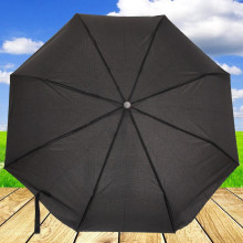 Зонт мужской полуавтомат "Ultramarine - Практик" цвет черный, 8 спиц, d-110см, длина в слож. виде 33см