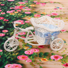 Кашпо для цветов "Велосипед" 23*12см плетеное, волна ДоброСад
