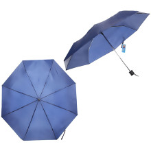Зонт мужской механический "Ultramarine", цвет синий, 8 спиц, d-105см, длина в слож. виде 24см