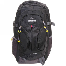 Рюкзак туристический 50л, цвет серо-черный 7015