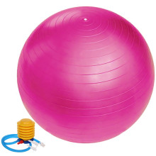 Фитбол Sportage 65 см 800гр с насосом, розовый (фуксия)