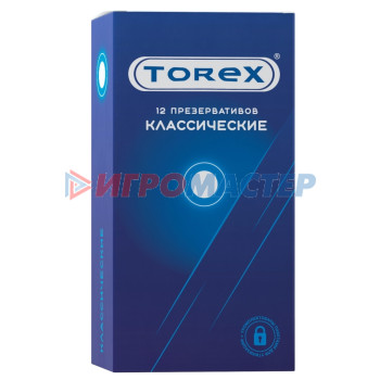 Медицинские товары Презервативы TOREX латексные классические (12 шт/уп)