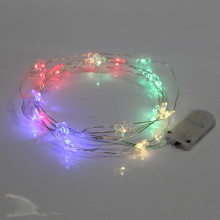 Гирлянда для дома "Цветочек" на батарейках 2,0 м 20 ламп LED, 1 реж., IP-20, Мультицвет