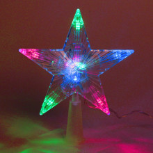 Фигура светодиодная ЗВЕЗДА ДЛЯ ЁЛКИ 10 ламп LED, 16 см, Мультицвет