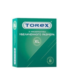Презервативы TOREX латексные увеличенного размера (3 шт/уп)