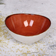 Салатник керамический "Corsica orange" 16*15,5*8см