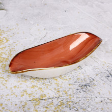 Салатник керамический "Corsica orange" 24*10*6см