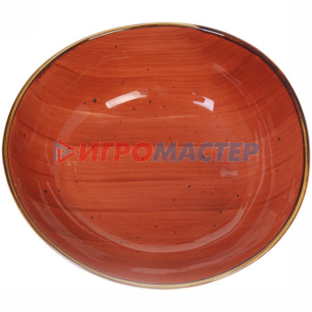 Салатник керамический "Corsica orange" 23*21,5*8см