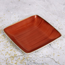 Тарелка керамическая "Corsica orange" 20*20*4см
