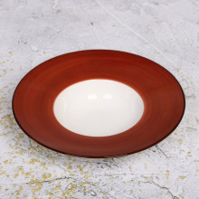 Тарелка керамическая "Corsica orange" 24*6см, для пасты