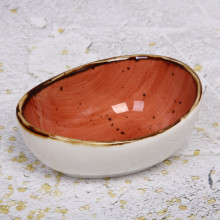 Салатник керамический "Corsica orange" 10*7,5*4см