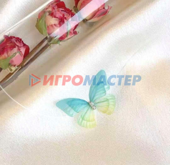 Подвески и кулоны Подвеска на шею на леске "Butterfly", цвет микс, 2,5*2,5см