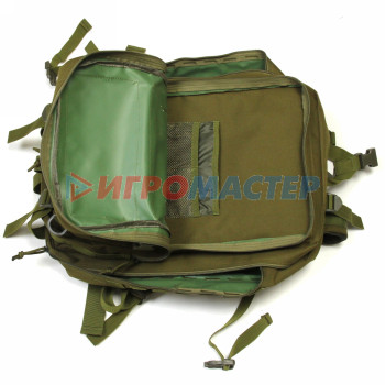 Рюкзак туристический 40л, цвет зеленый,D3