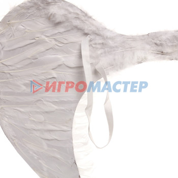 Карнавальный аксессуар "Крылья ангела" (80см*60см), Белый