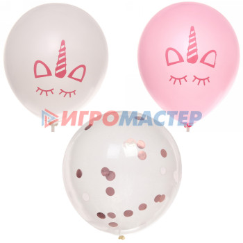 Воздушные шары 25 шт, 12"/25см "Розовая нежность"