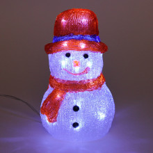 Фигура светодиодная "Снеговичок" 13х10х23 см, 20 ламп LED